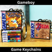 Gameboy Game Case Keychains