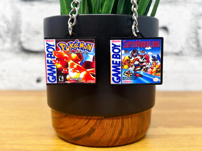 Gameboy Game Case Keychains