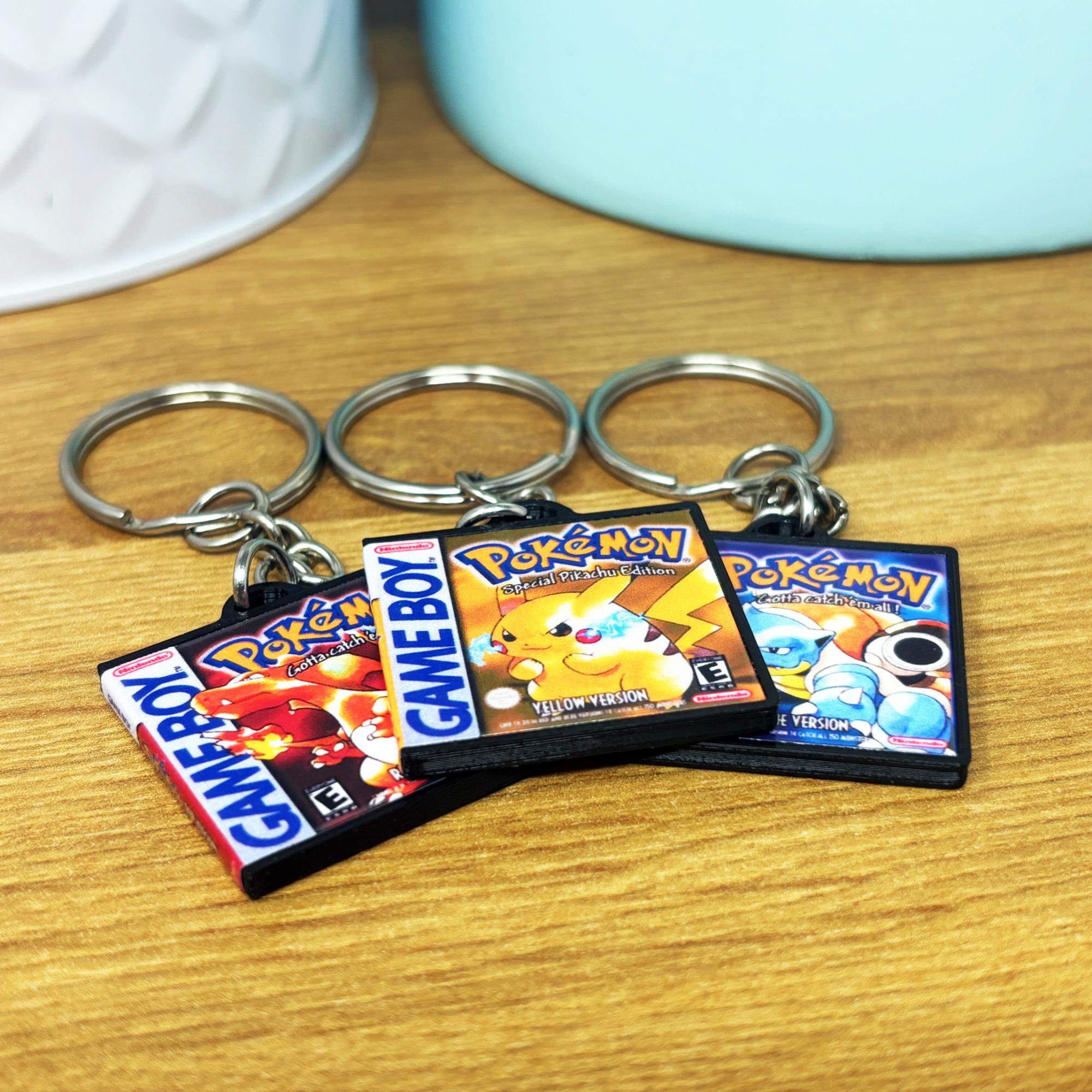 Gameboy Game Case Keychains
