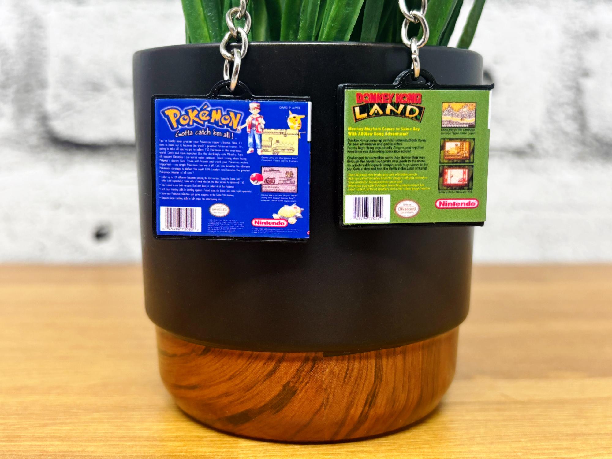 Gameboy Game Case Keychains