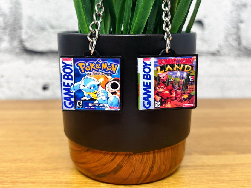 Gameboy Game Case Keychains
