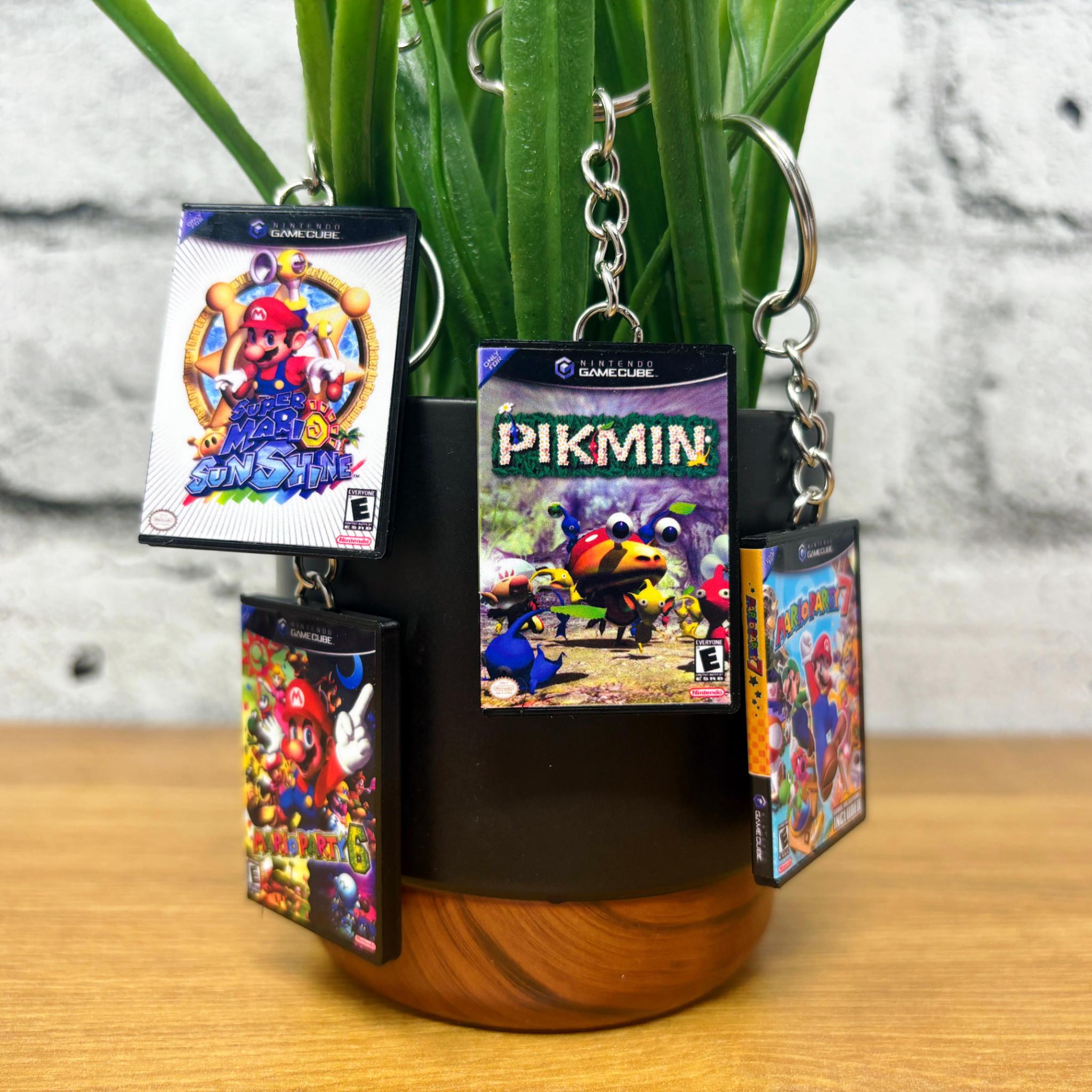 Gamecube Game Case Keychains