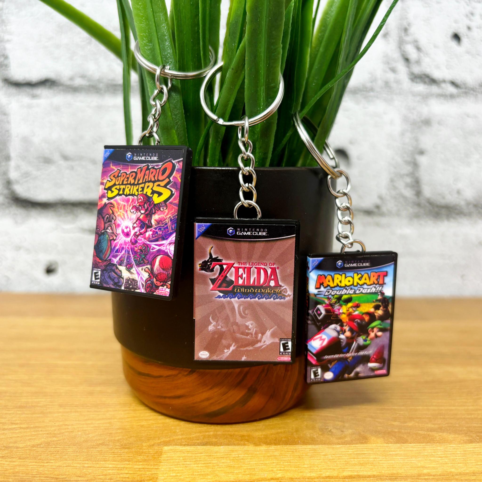 Gamecube Game Case Keychains