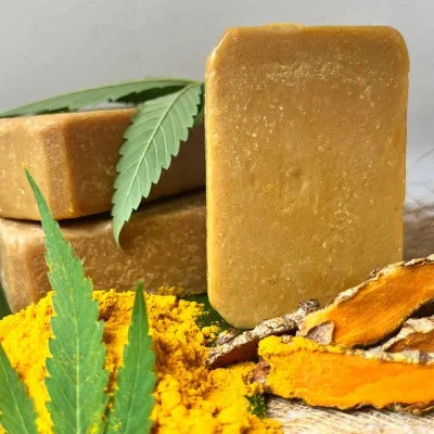 ALL NATURAL HEMP TURMERIC FACE & BODY BAR