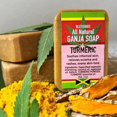 ALL NATURAL HEMP TURMERIC FACE & BODY BAR