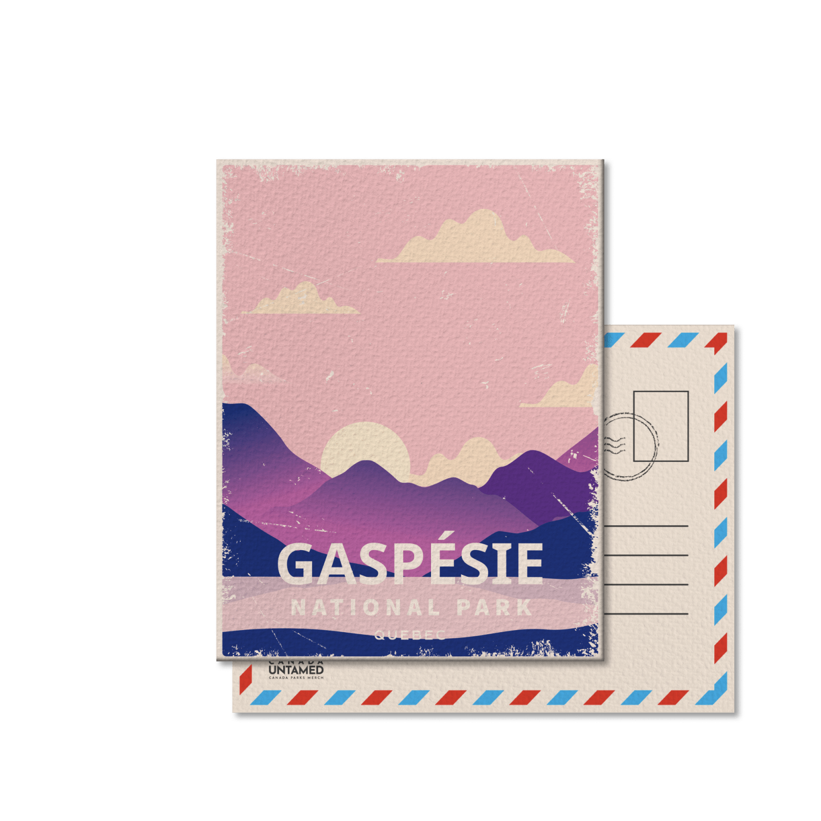 Gaspesie Quebec National Park Postcard, Canada Parks