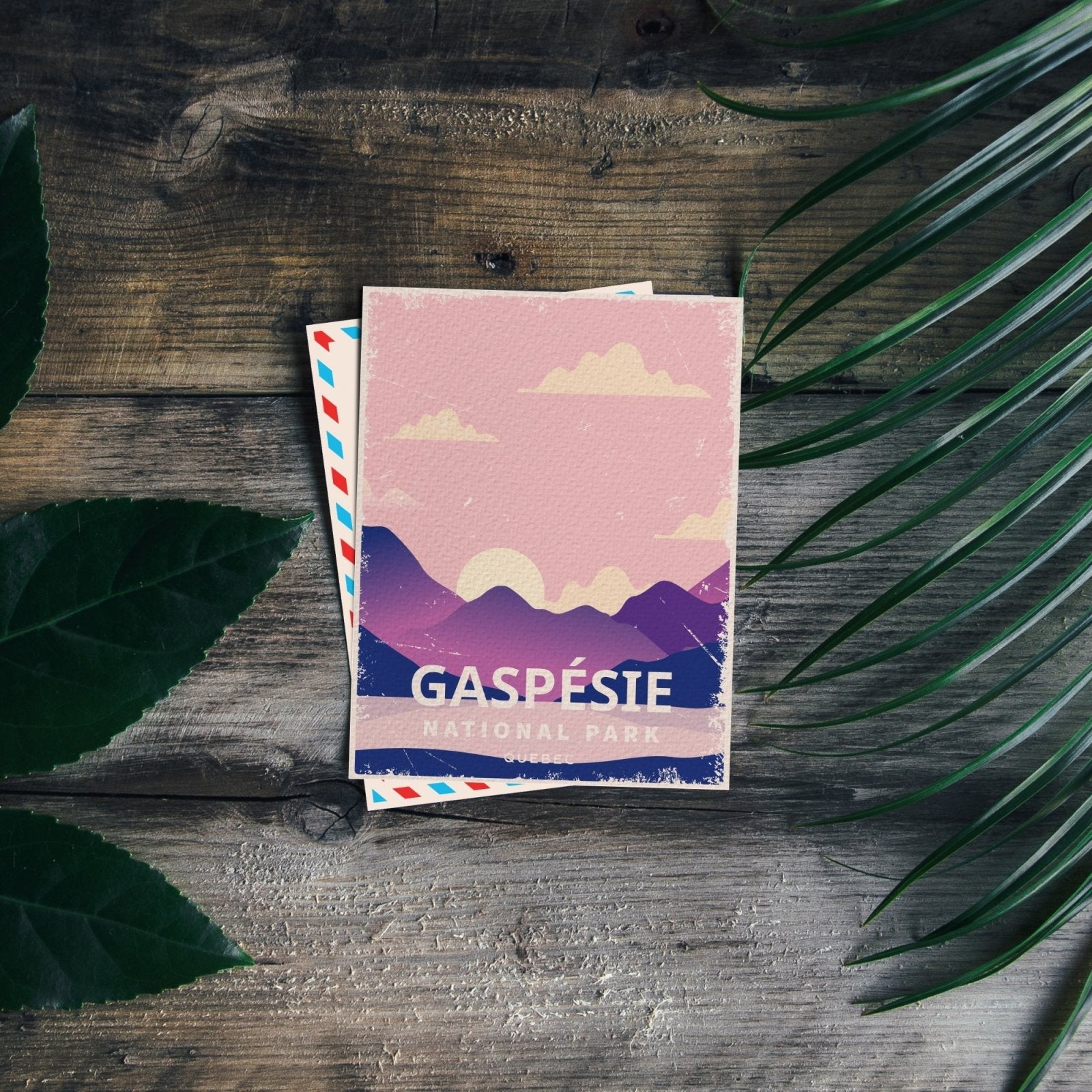 Gaspesie Quebec National Park Postcard, Canada Parks