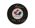 Ben Gaudreau Autographed Team Canada Autograph Model Puck Inscribed 
