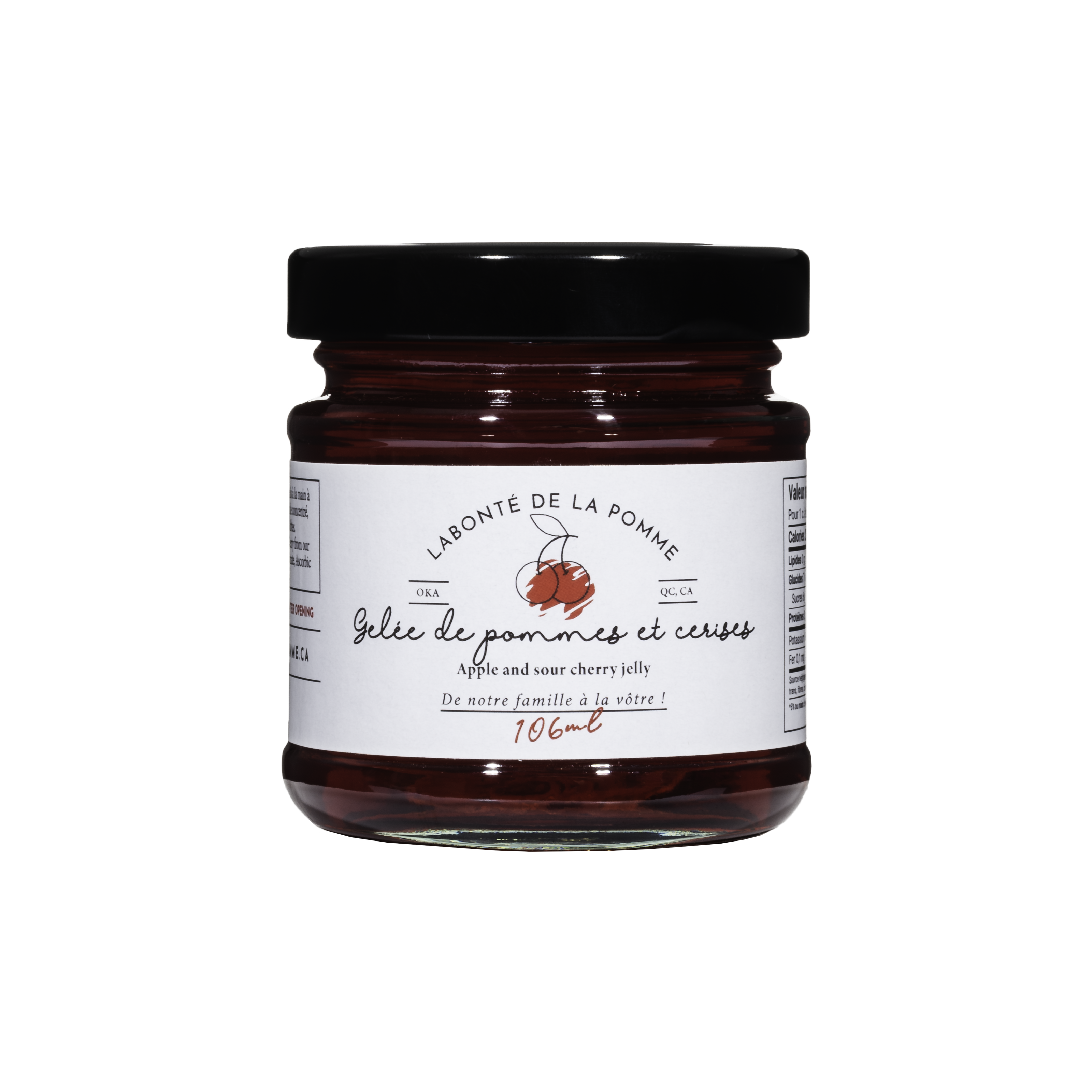 Gelée de pomme et cerises