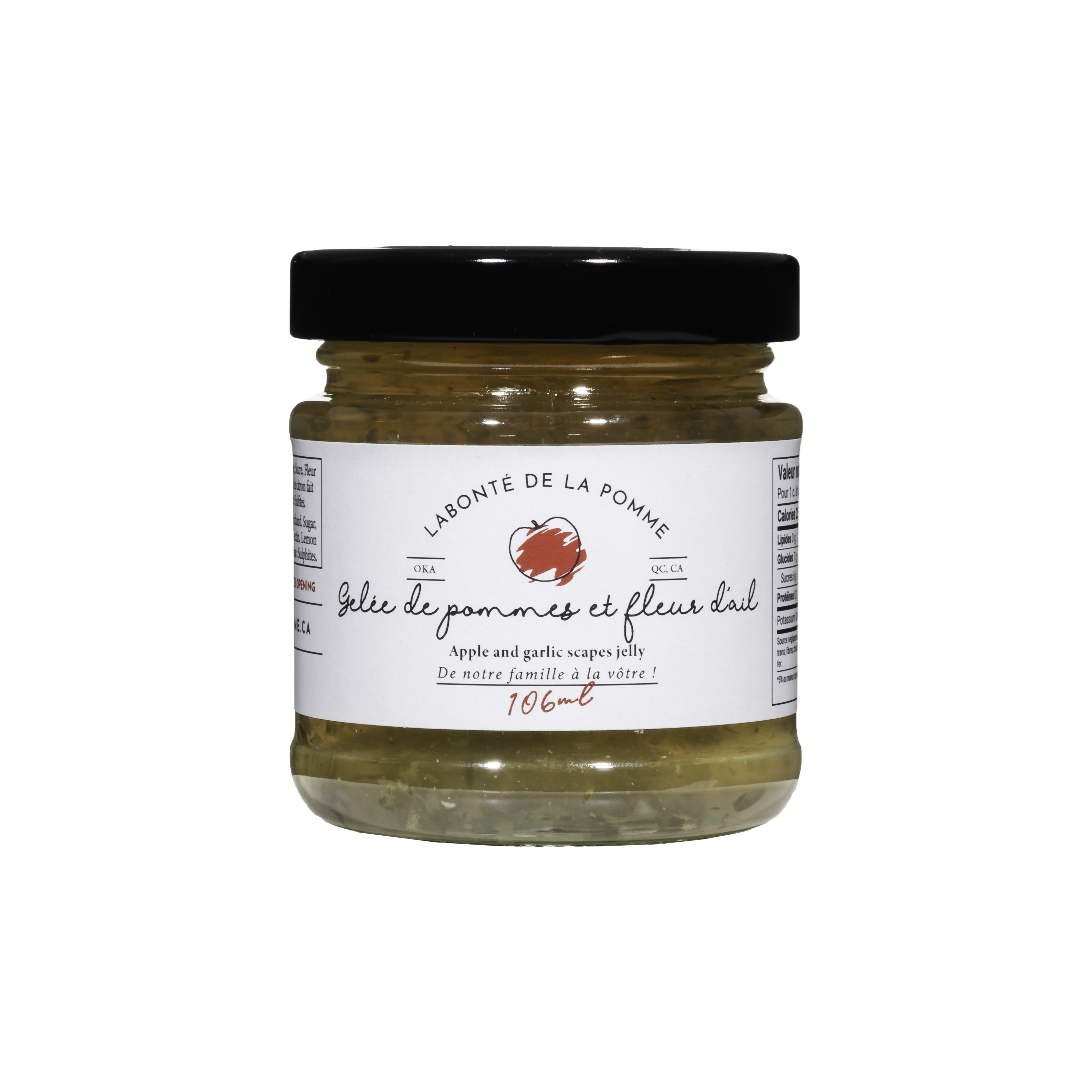 Gelée de pomme et fleur d'ail