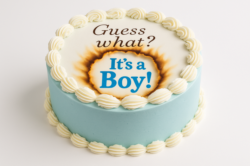 Burn Away Cake Topper