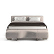 Genoa Upholstered Bed Frame with Sculpted Bench