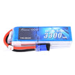 Gens Ace 183 3300mAh 22.2V 60C 6S1P LiPo EC5 Plug Soft Case 138x42x43mm