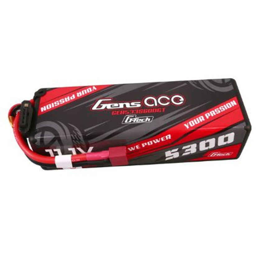 Gens Ace G-Tech 3S 11.1V 60C 5300mAh LiPo w/Deans 138x46x38mm