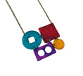 Geometric Jewelry Set with Bold Colors