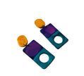 Geometric Jewelry Set with Bold Colors