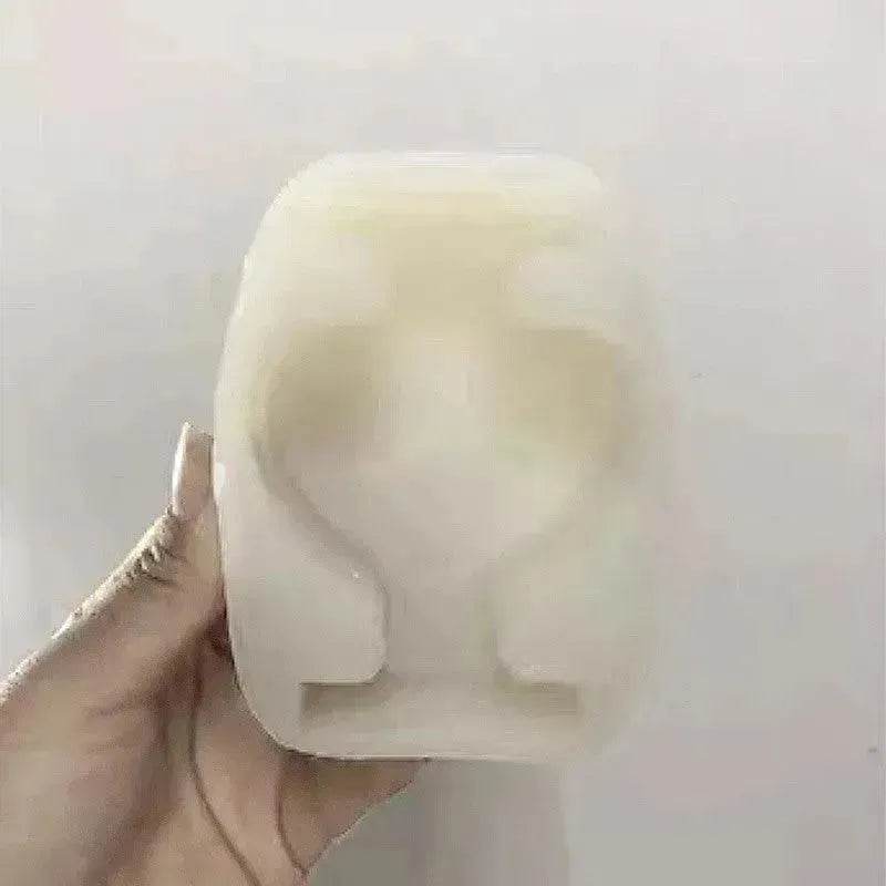 Geometric Love Flower Scented Candle Mold