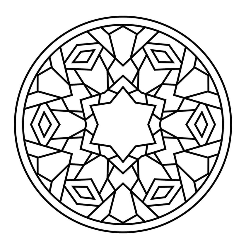 Meditative Mandalas Coloring Book for Kids (Spiral Edition)
