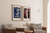 George Barbier STATEMENT DUO| Art Nouveau Prints available framed