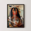 George Catlin - Blood Leader Stu-mick-o-s√∫cks | Famous Native American Aboriginal First Nations Art