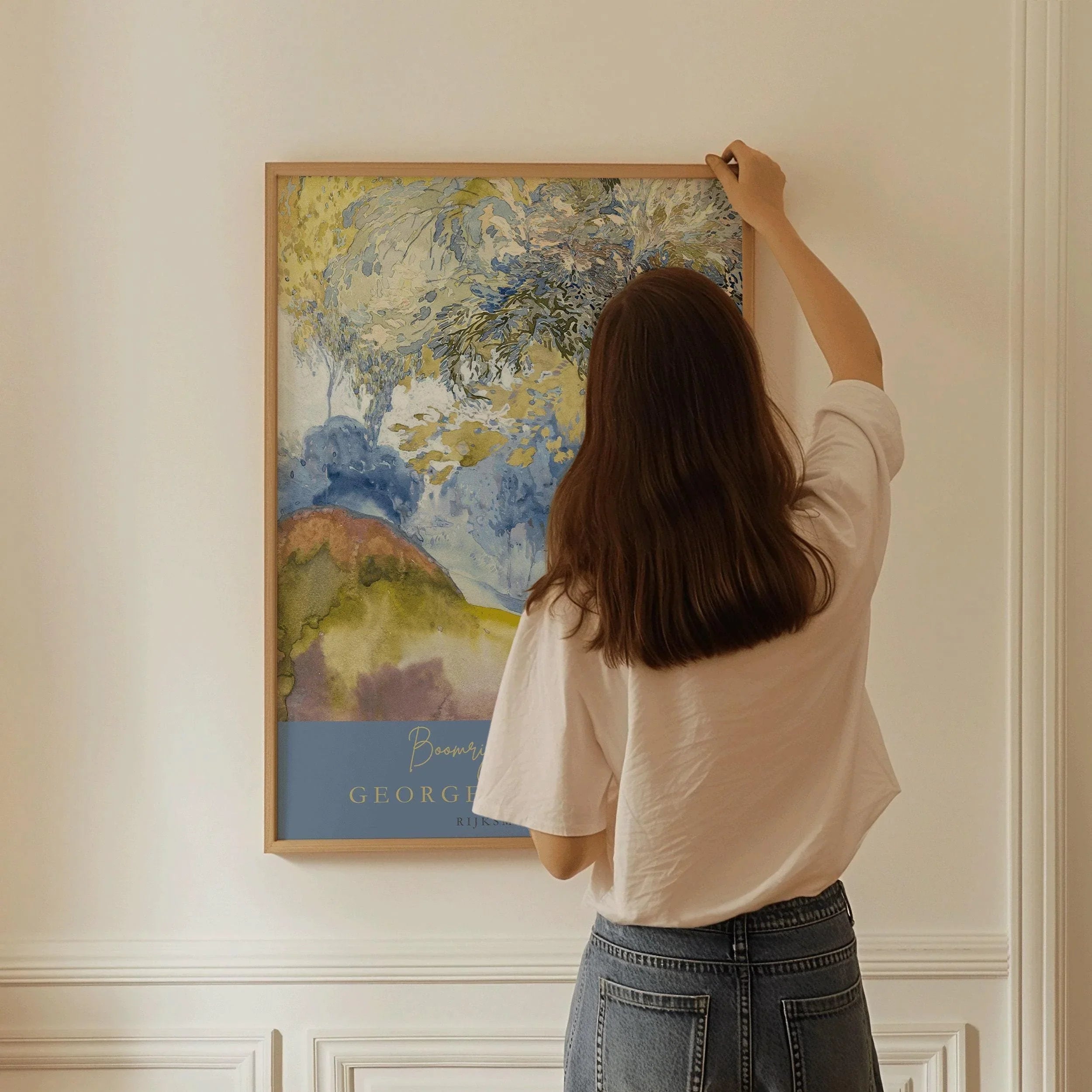 Georges de Feure - Boomrijk Landschap (Treerich Landscape) | Classic Impressionist Painting (available handframed or unframed)