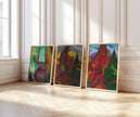 Georgia O'Keeffe Art Print Set: Skunk Cabbage, Red Maple, Autumn Trees
