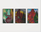 Georgia O'Keeffe Art Print Set: Skunk Cabbage, Red Maple, Autumn Trees