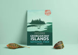 Georgian Bay Islands National Park 'Explored' Poster, Canada Parks