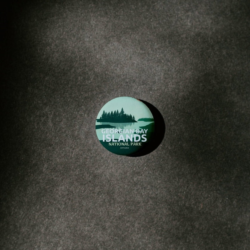 Georgian Bay Islands National Park of Canada Pinback Button, Canada Parks
