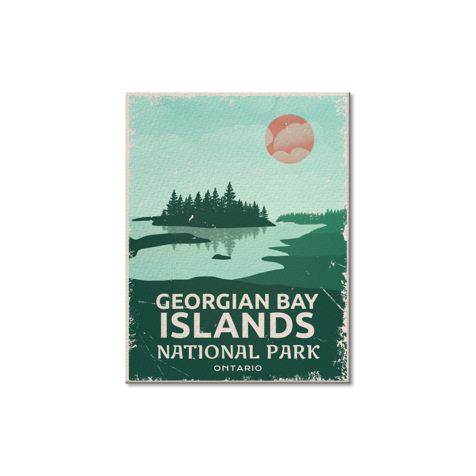 Georgian Bay Islands National Park of Canada Postcard, Canada Parks