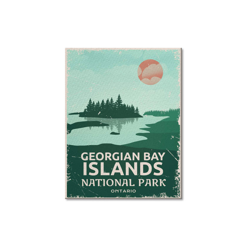 Georgian Bay Islands National Park of Canada Postcard, Canada Parks
