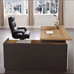 Ghent Executive Desk with Integrated Side Cabinet
