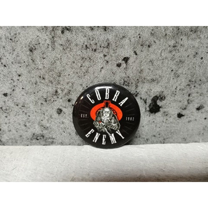 Gi Joe Cobra Enemy Black Button
