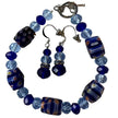 Bracelet et boucle d'oreille ciel