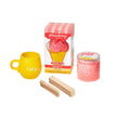 GiGi Strawberry Hard Wax Microwave Wax Kit