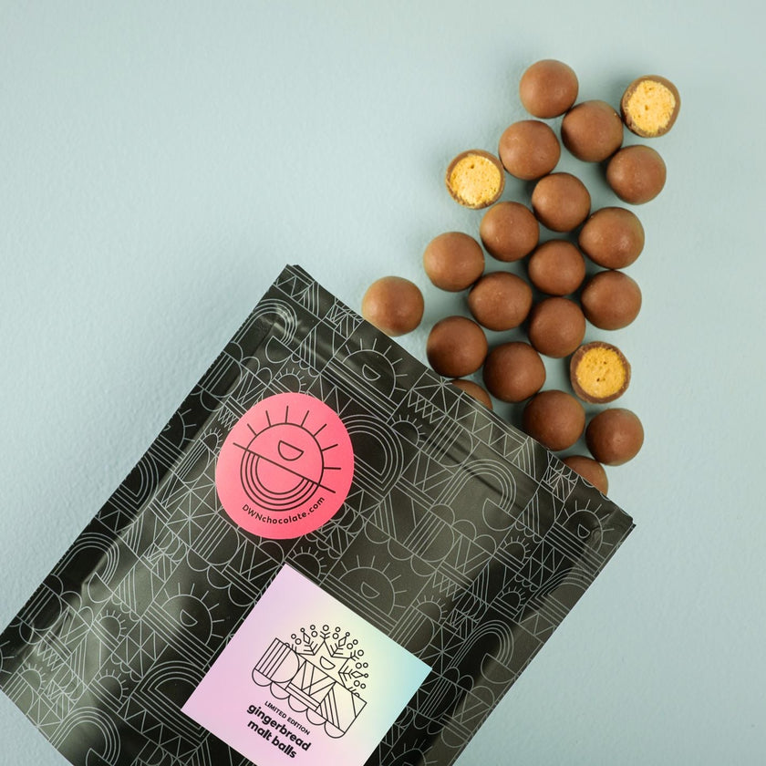 gingerbread malt balls