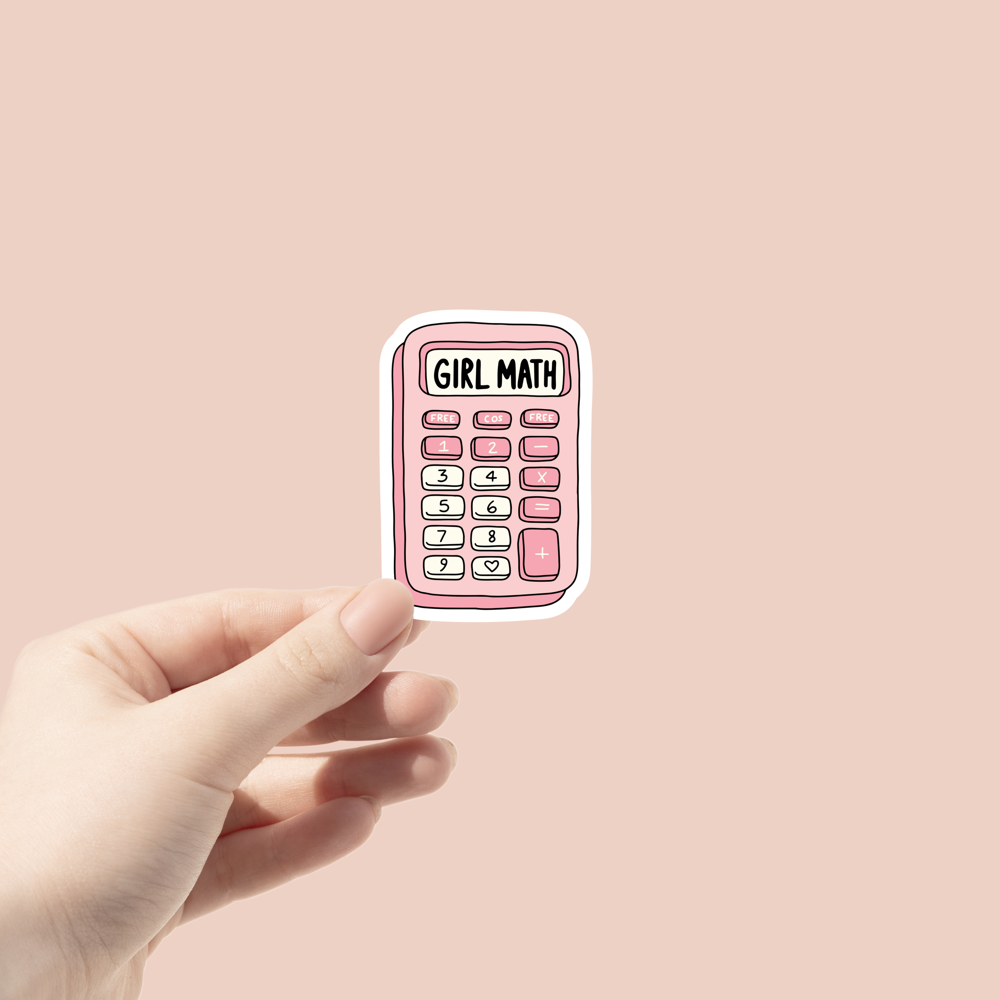 Girl Math Sticker