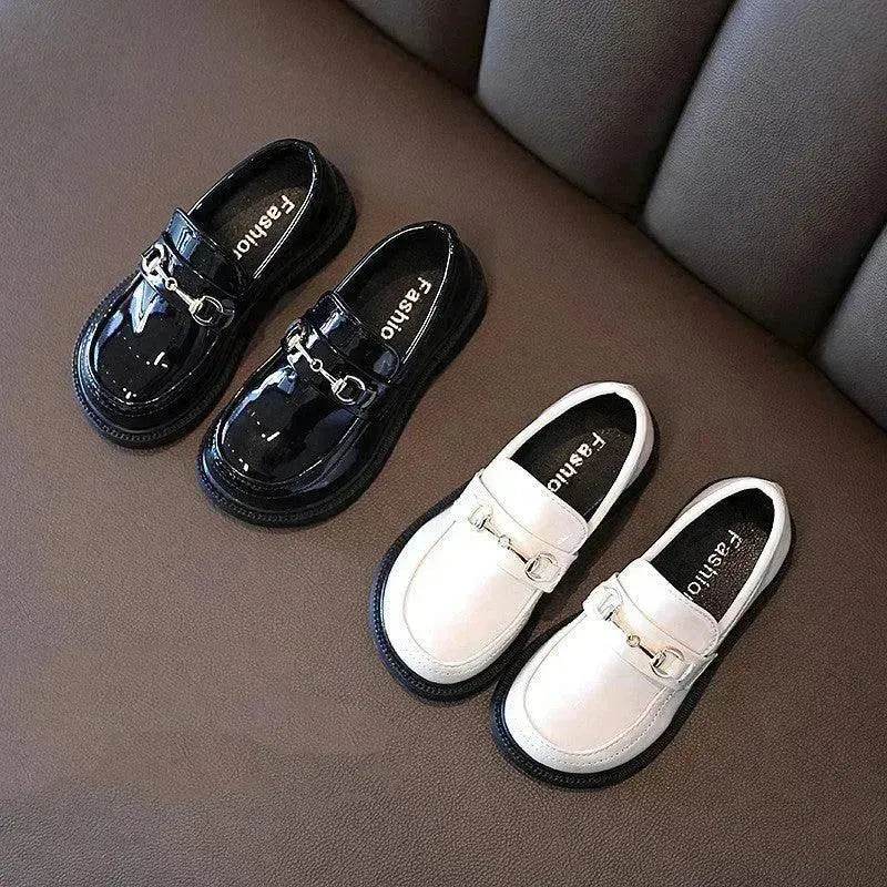 Girls Fashion British Children's Single-layer Shoes