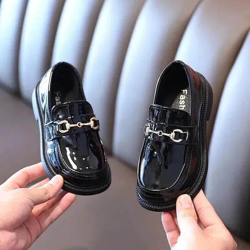 Girls Fashion British Children's Single-layer Shoes