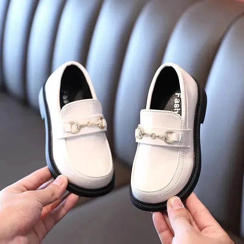 Girls Fashion British Children's Single-layer Shoes