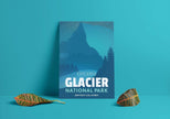 Glacier National Park 'Explored' Poster, Canada Parks