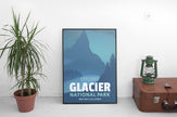 Glacier National Park 'Explored' Poster, Canada Parks