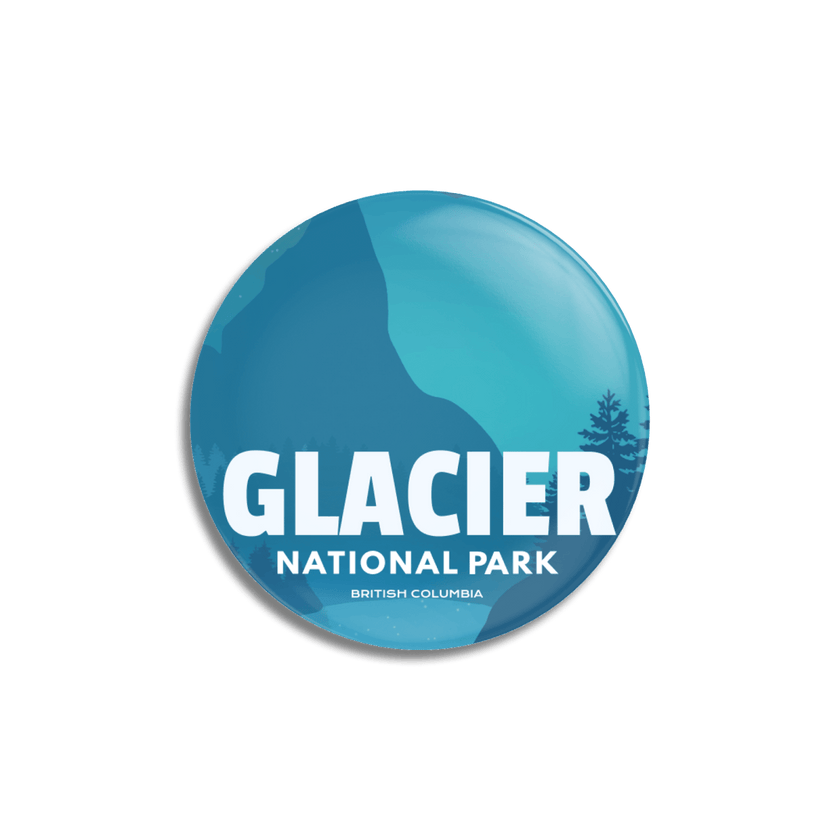 Glacier National Park of Canada Pinback Button, Canada Parks