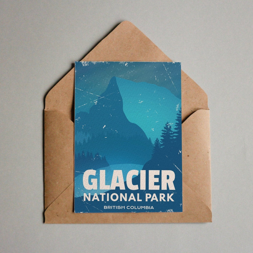 Glacier National Park of Canada Postcard, Canada Parks