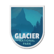 Glacier National Park of Canada Waterproof Vinyl Sticker, Canada Parks