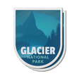 Glacier National Park of Canada Waterproof Vinyl Sticker, Canada Parks