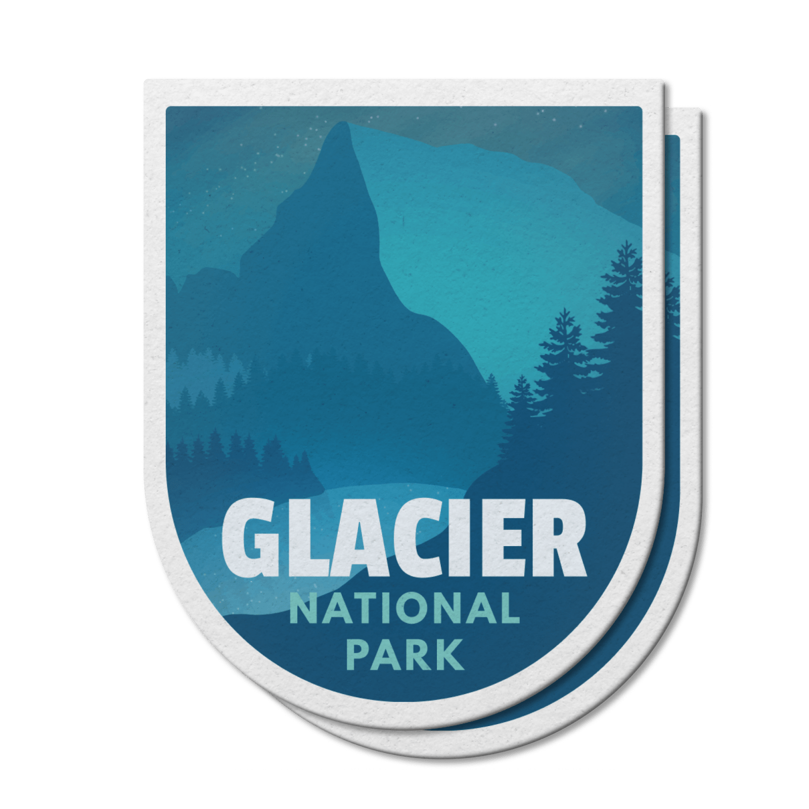 Glacier National Park of Canada Waterproof Vinyl Sticker, Canada Parks