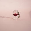 Glass of Red Wine Keychain