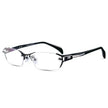 Glasses Frame Rimless Pure Titanium Glasses Frame Women