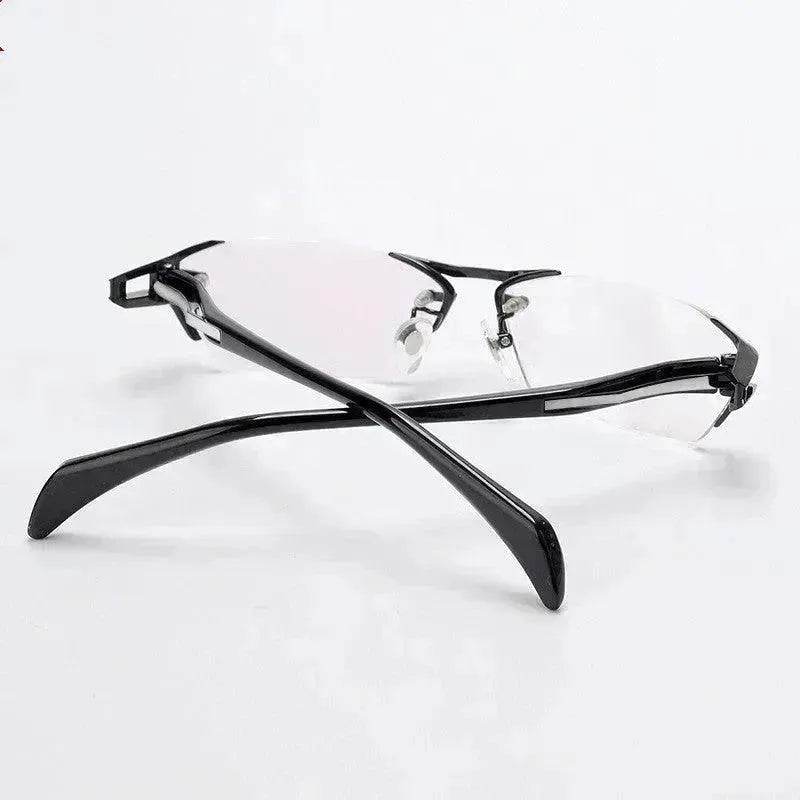 Glasses Frame Rimless Pure Titanium Glasses Frame Women